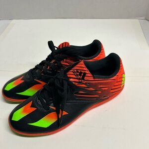 Adidas Men's Messi 15.3 Black Orange Football Indoor Soccer Shoes Size US 7